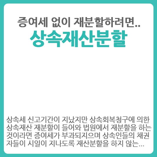 상속재산분