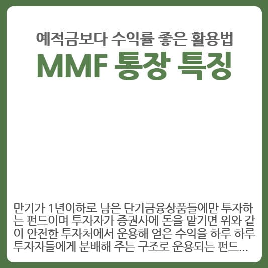 mmf특징과 활용법